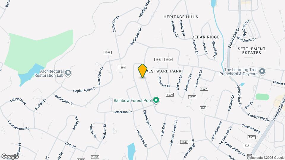 1290 Rainbow Forest Dr Map and Location Details