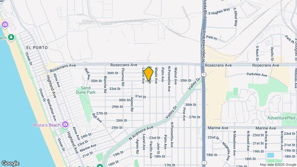 3405 Pacific Ave Mapa y Detalles de la Ubicación