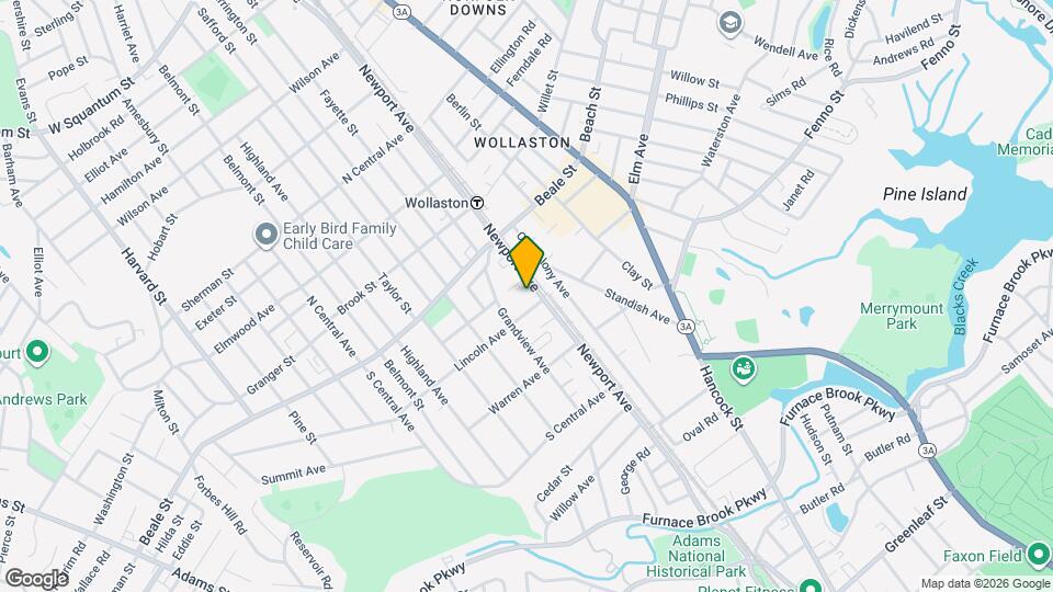 389 Newport Ave, Unit 1 Mapa y Detalles de la Ubicación