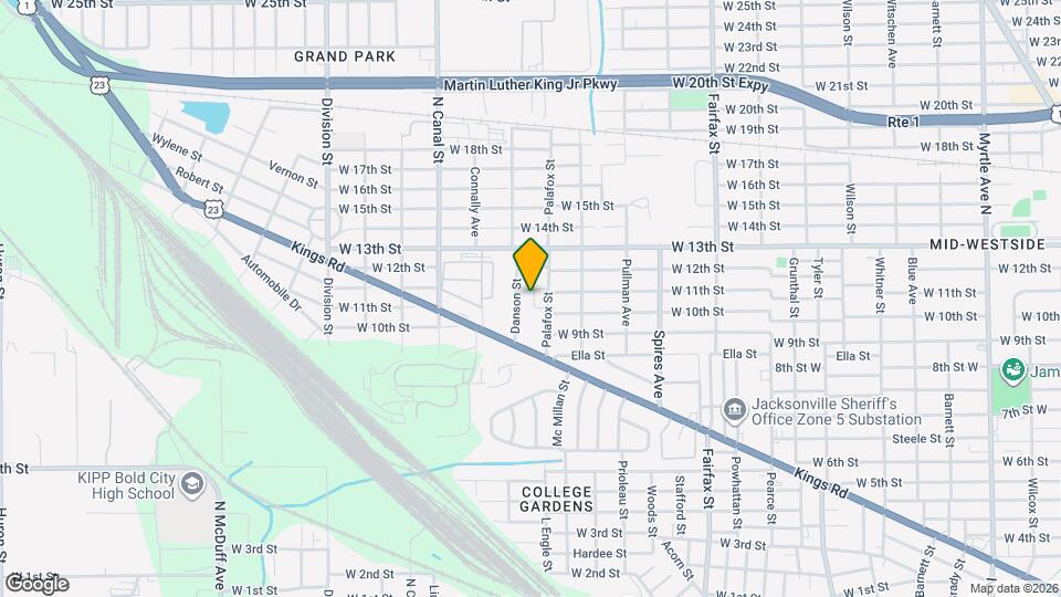 2100 Palafox St Map and Location Details
