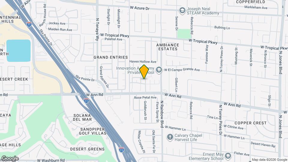 5663 N Balsam St Map and Location Details