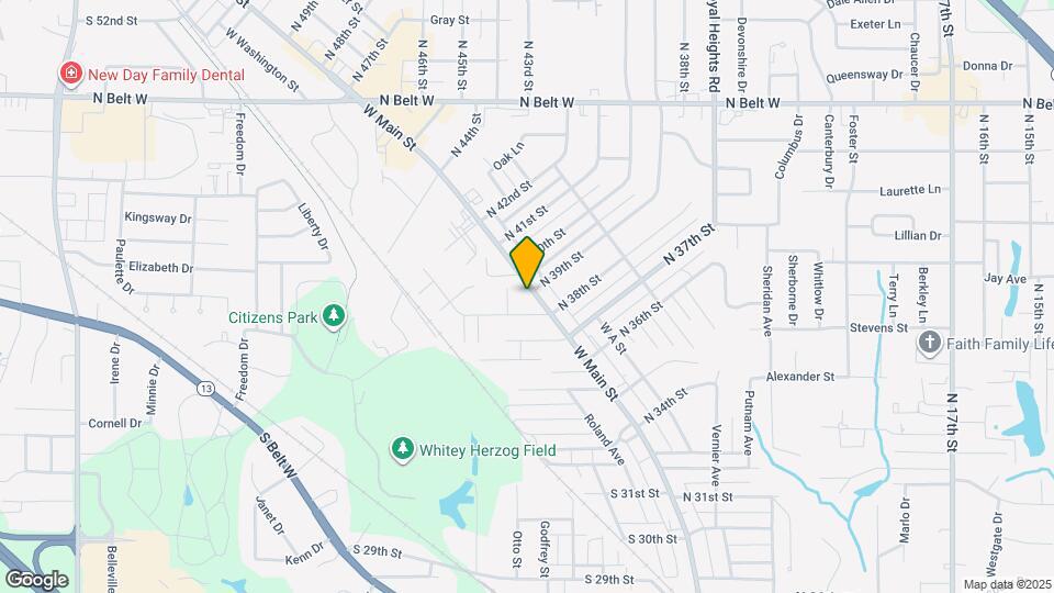 3816 W Main St Map and Location Details