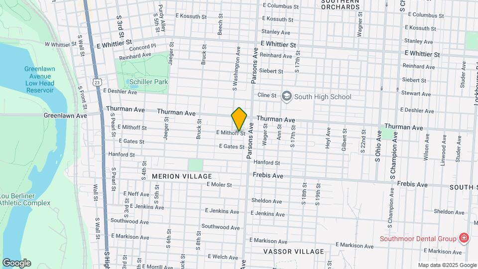 421 E Mithoff St Map and Location Details