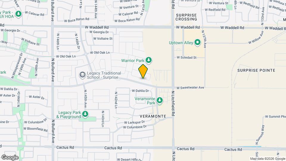 14097 W Valentine St Map and Location Details