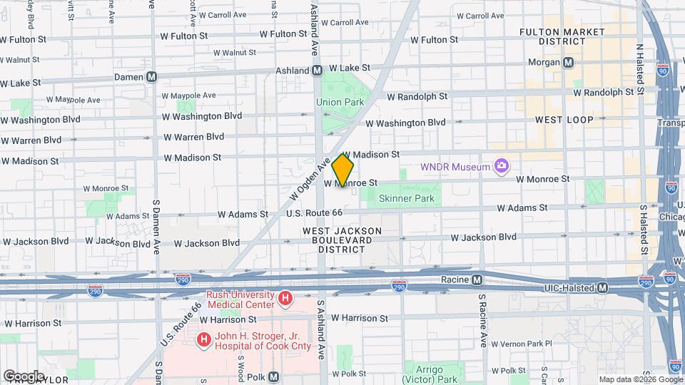 1515 W Monroe St, Unit 1515 West Monroe Street Map and Location Details