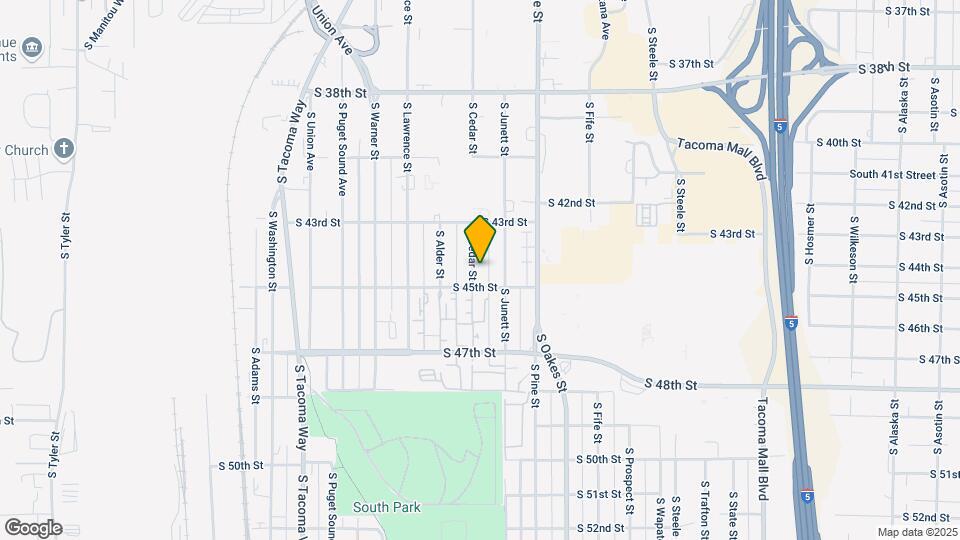 4337 S Cedar St Map and Location Details