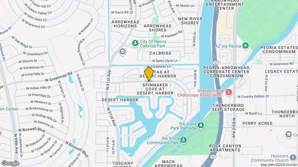 8824 W Custer Ln Map and Location Details