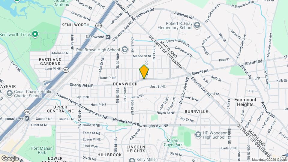 5007 Sheriff Rd NE Map and Location Details