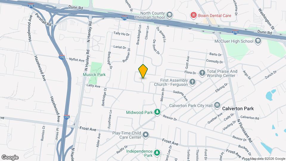 7048 Clover Ln Map and Location Details