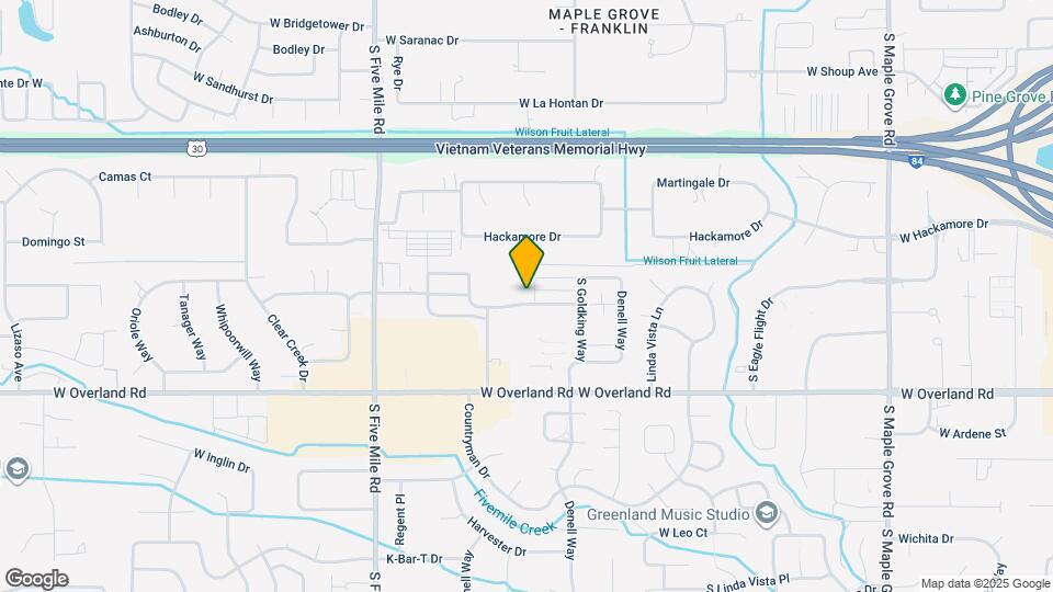 1283 S Bent Rock Ave Mapa y Detalles de la Ubicación