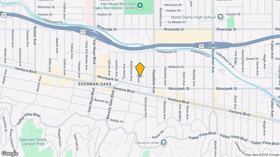 4430 Calhoun Ave Map and Location Details