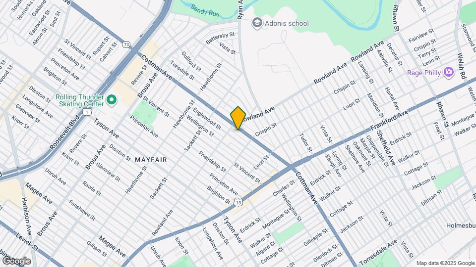 3320 Cottman Ave Map and Location Details