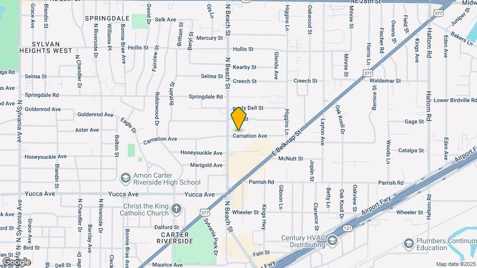 3909 Carnation Ave Map and Location Details