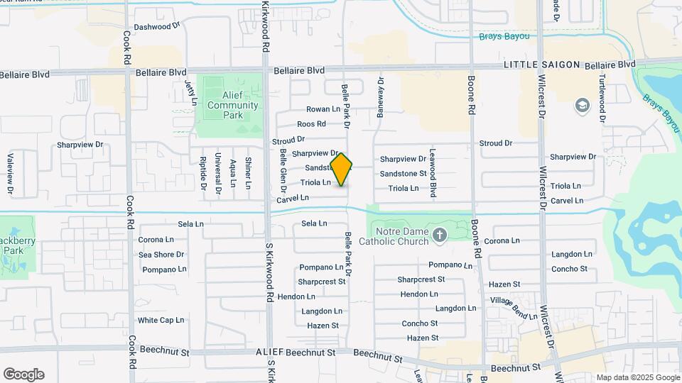 11606 Carvel Ln Map and Location Details