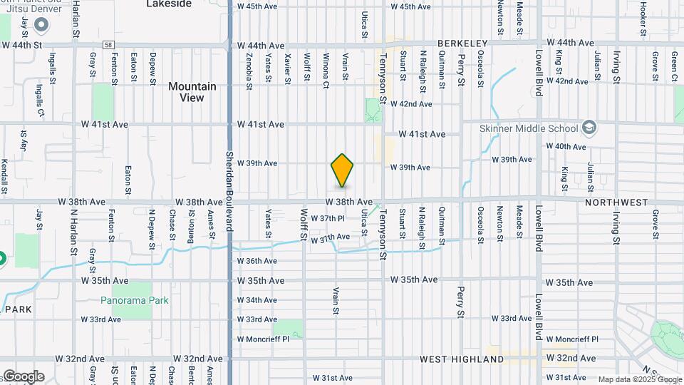 3817 Vrain St Map and Location Details