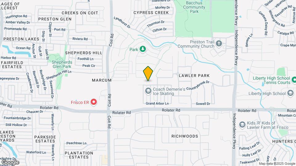 13328 Mossvine Dr Map and Location Details