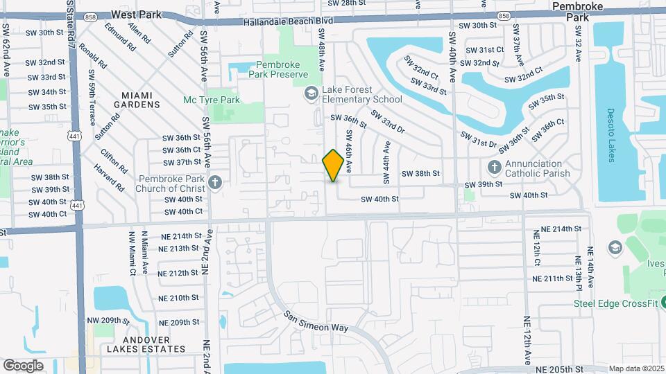 3900 SW 47th Ave Map and Location Details