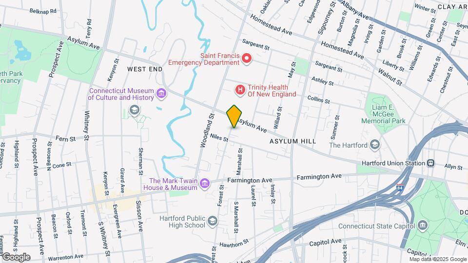 104 Gillett St, Unit 1 Map and Location Details