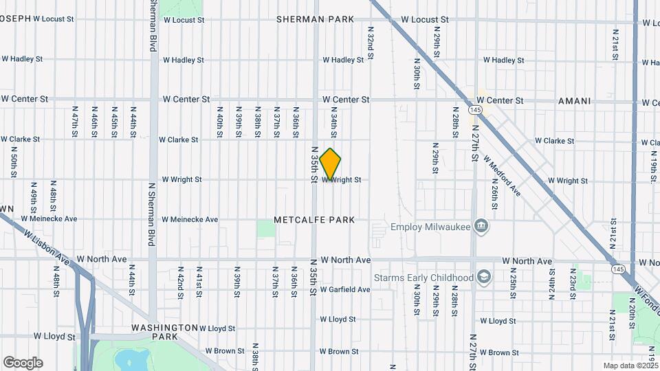 2473 N 34th St Map and Location Details