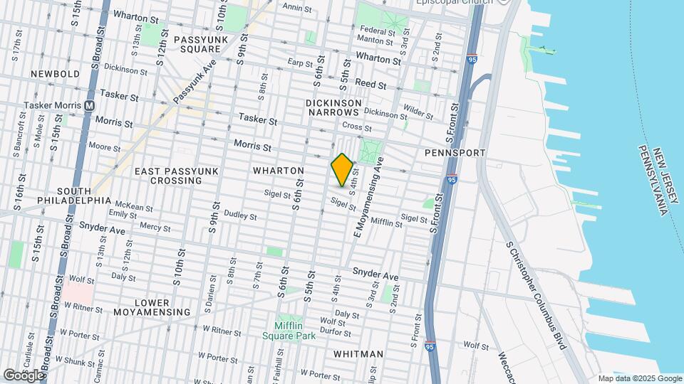 421 McClellan St Map and Location Details