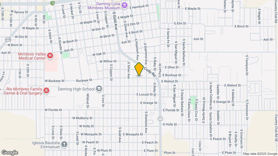 1103 S Platinum Ave Map and Location Details