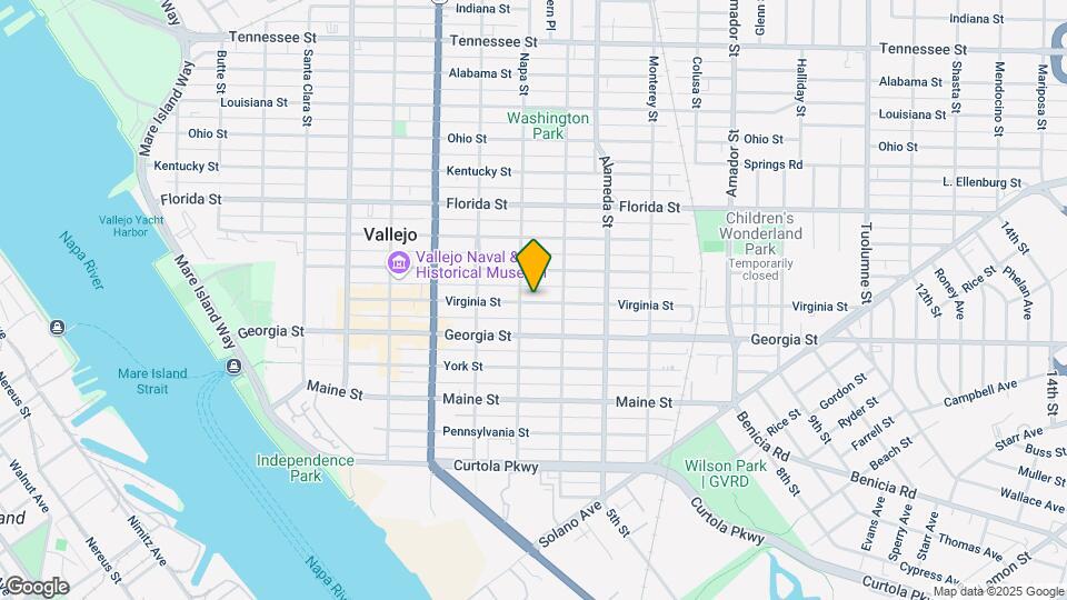 720 Virginia St Map and Location Details