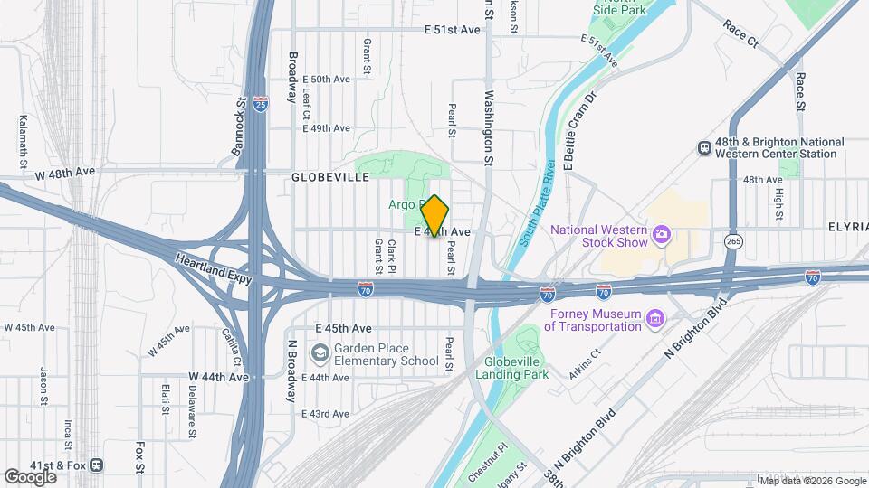 4670 Pennsylvania St, Unit B- Rear Map and Location Details