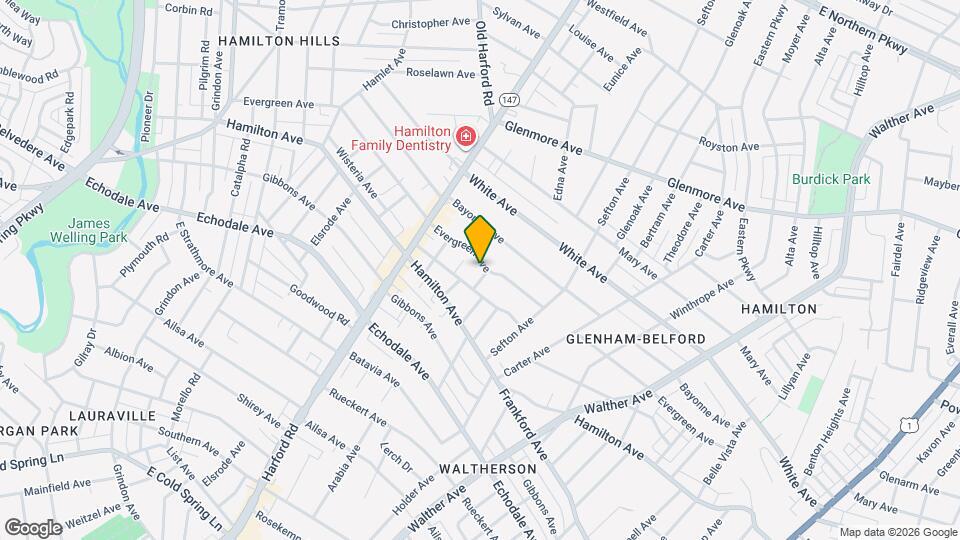 3107 Evergreen Ave, Unit B Mapa y Detalles de la Ubicación