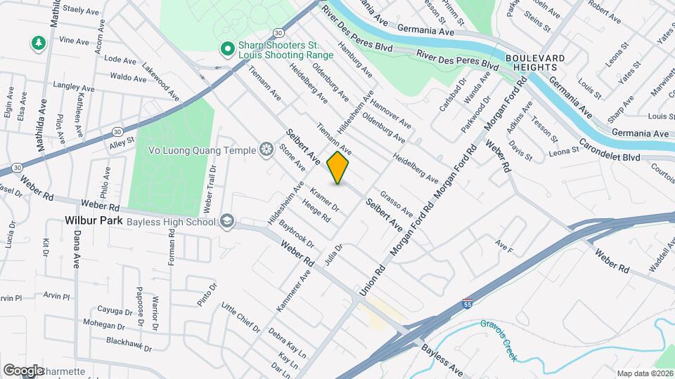 4630 Seibert Ave Map and Location Details