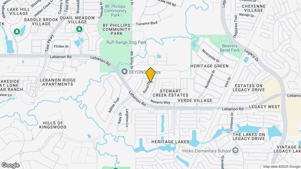 4624 Duval Dr Map and Location Details