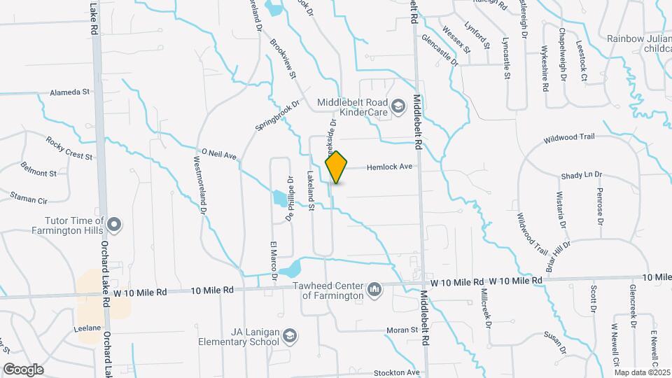 24694 Creekside Dr Map and Location Details