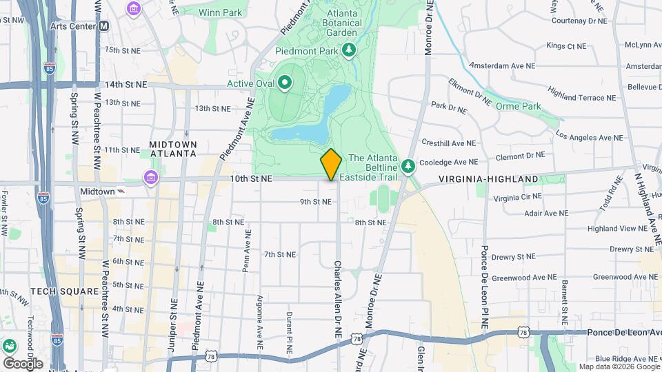 435 10th St NE Map and Location Details