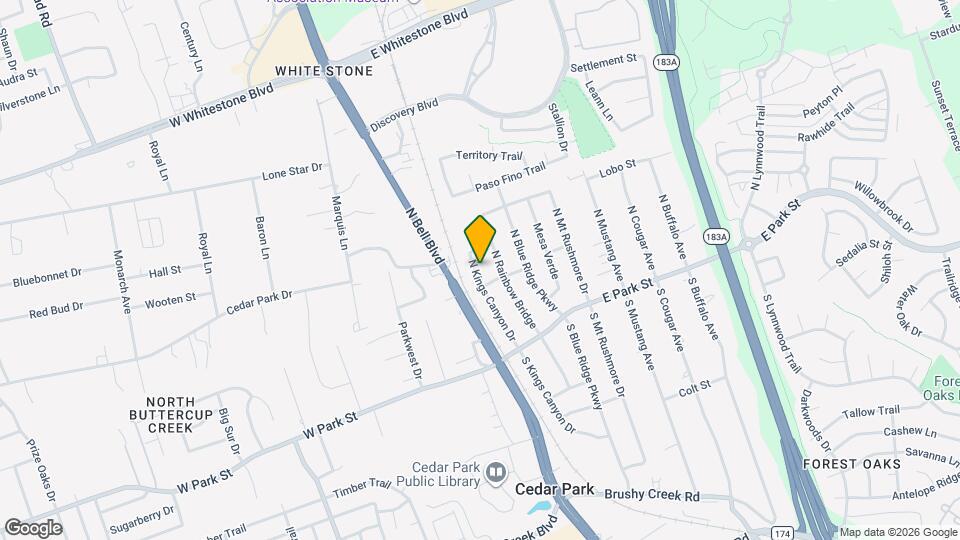 304 N Kings Canyon Dr Map and Location Details