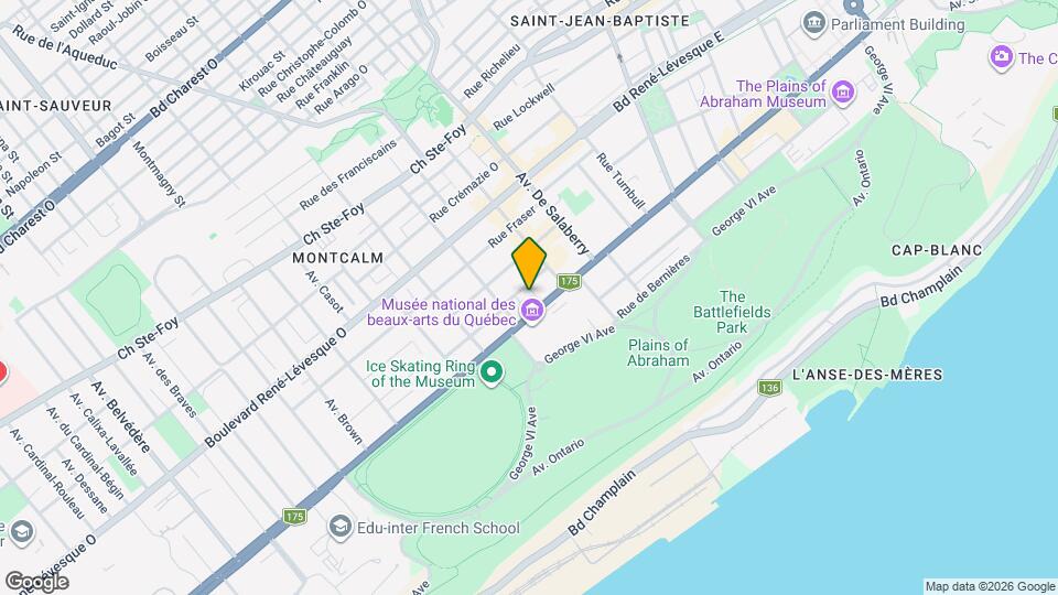 150 Grande Allée O Map and Location Details