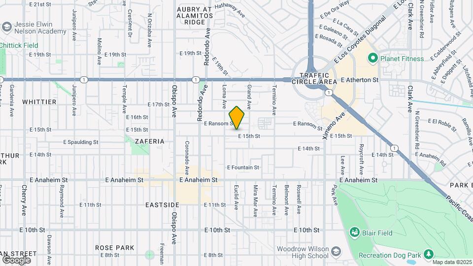 3695-3707 E 15th St Map and Location Details