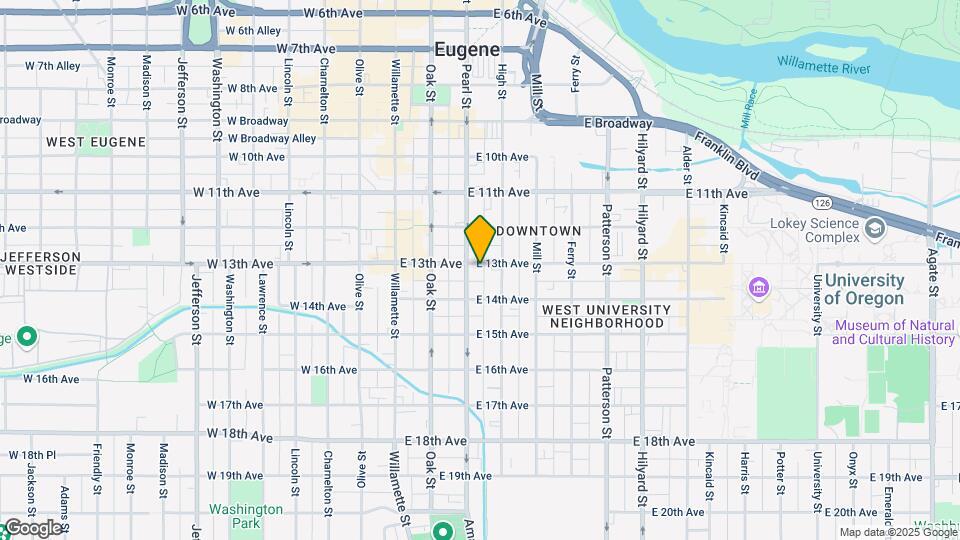 236 E 13th Ave Map and Location Details