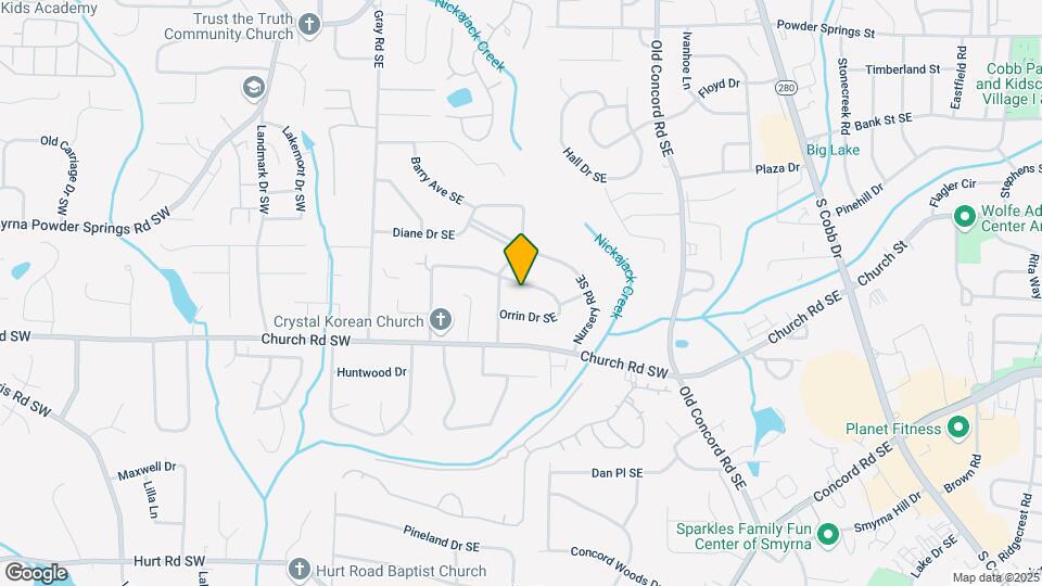 393 Norton Cir SE Map and Location Details