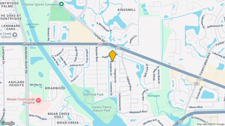 413 Evergreen Dr Map and Location Details