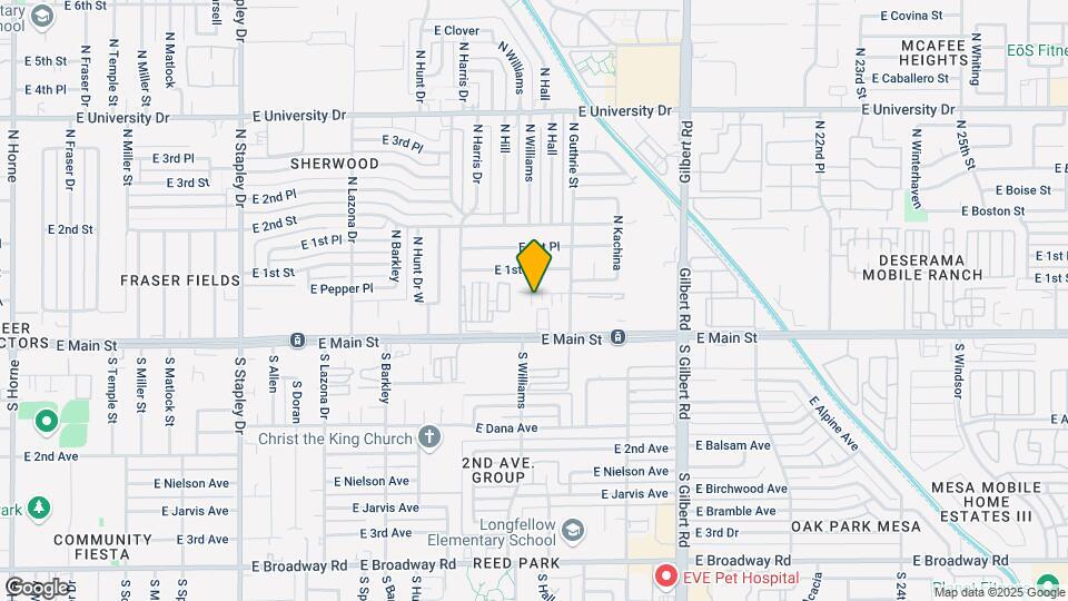 1715 E Pepper Cir Map and Location Details