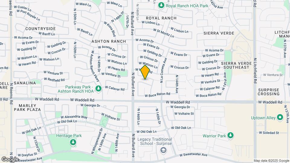 14608 W Redfield Rd Map and Location Details