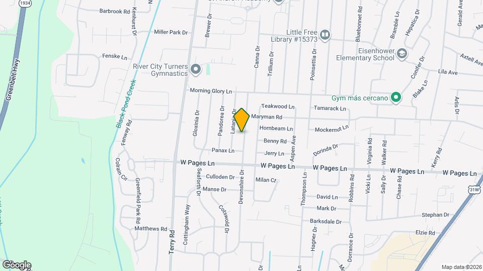 8212 Devonshire Dr Map and Location Details