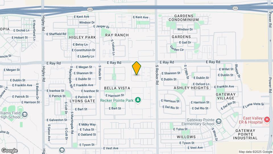 3863 E Shannon St Map and Location Details