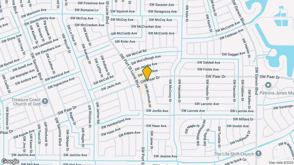 4001 SW McIntosh St Map and Location Details