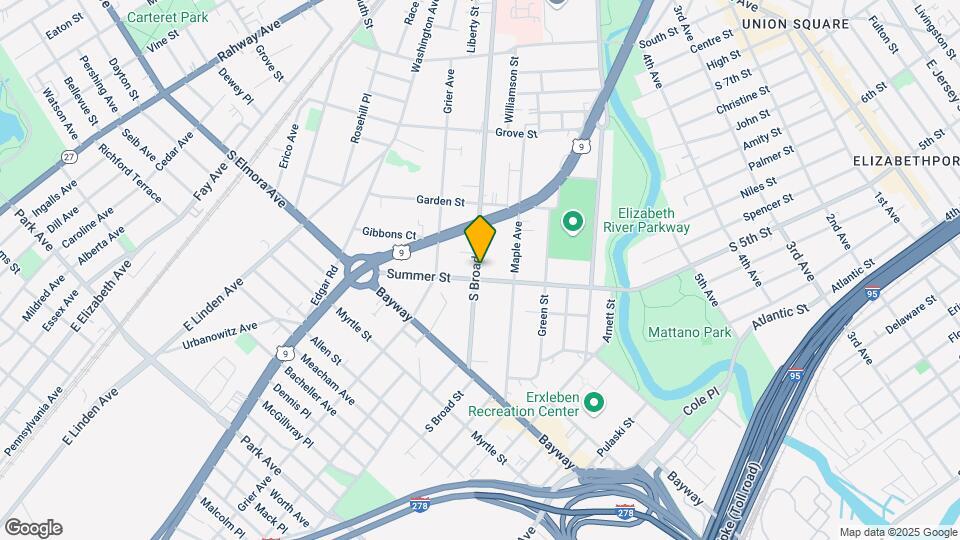 560 S Broad St Map and Location Details