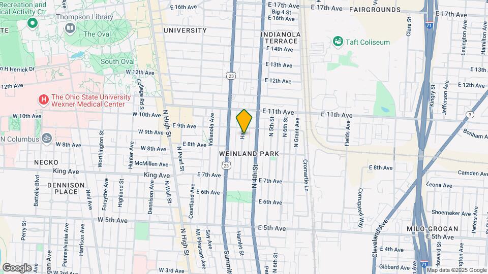 1450 Hamlet St Map and Location Details