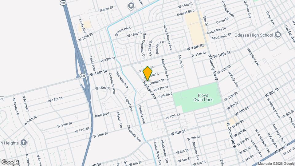 1318 Harless Ave Map and Location Details