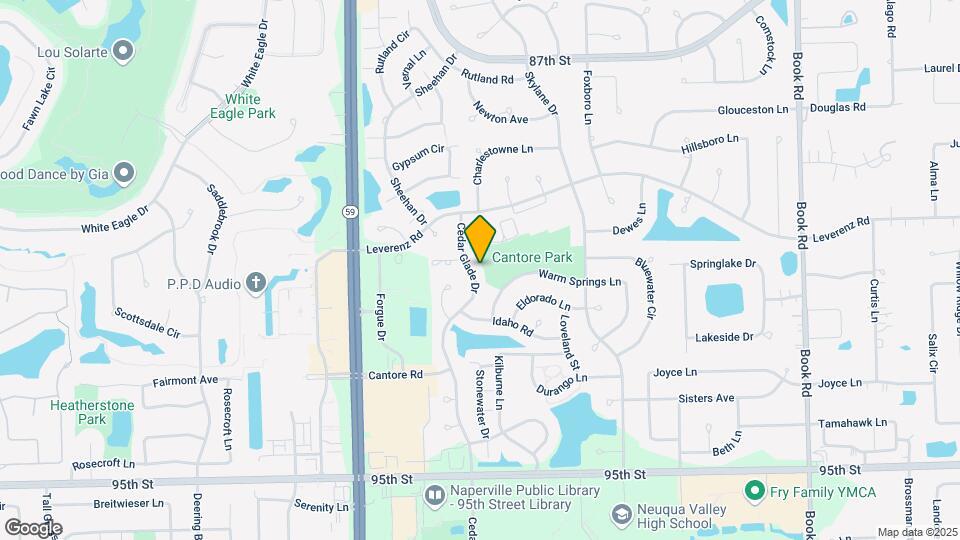 2722 Cedar Glade Rd Map and Location Details