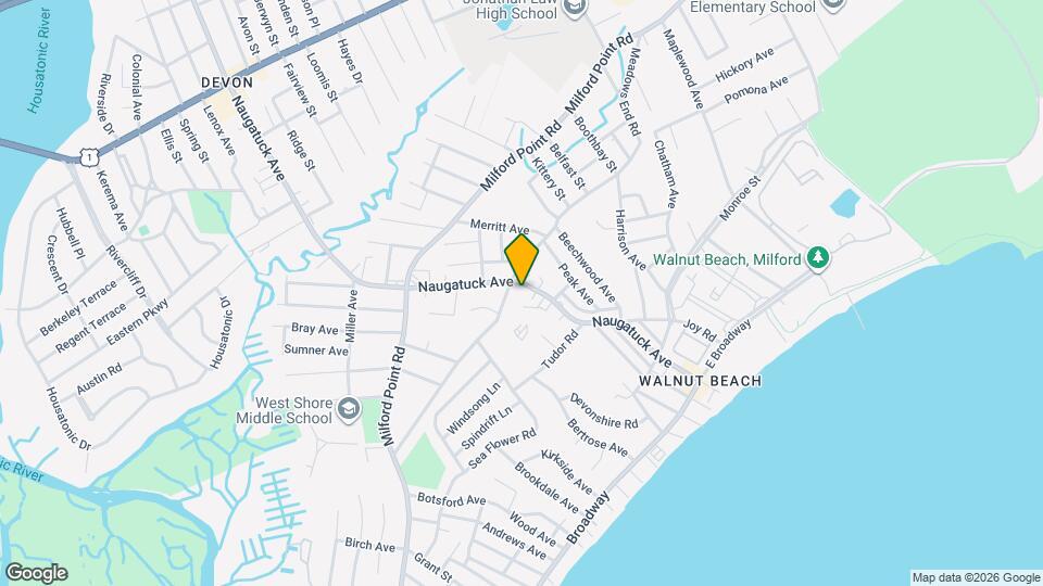 216 Naugatuck Ave Map and Location Details