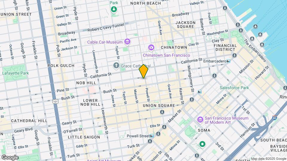 637 Powell St Map and Location Details