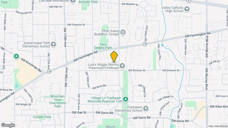 16123 SW Medallion Ln Map and Location Details